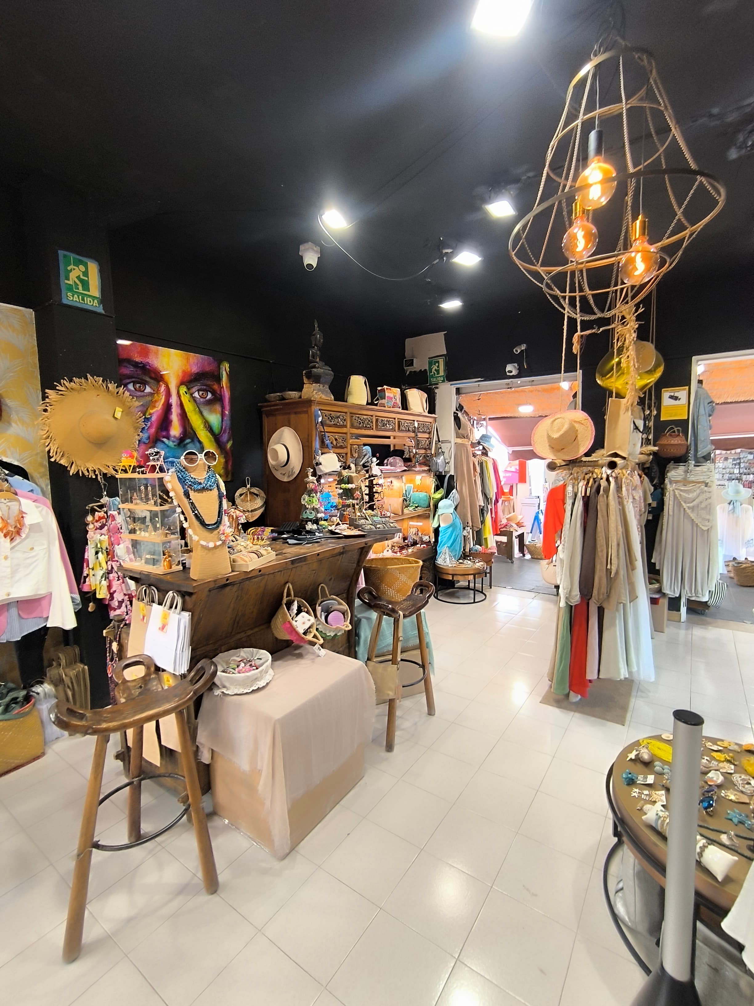 Art corner inside the boutique